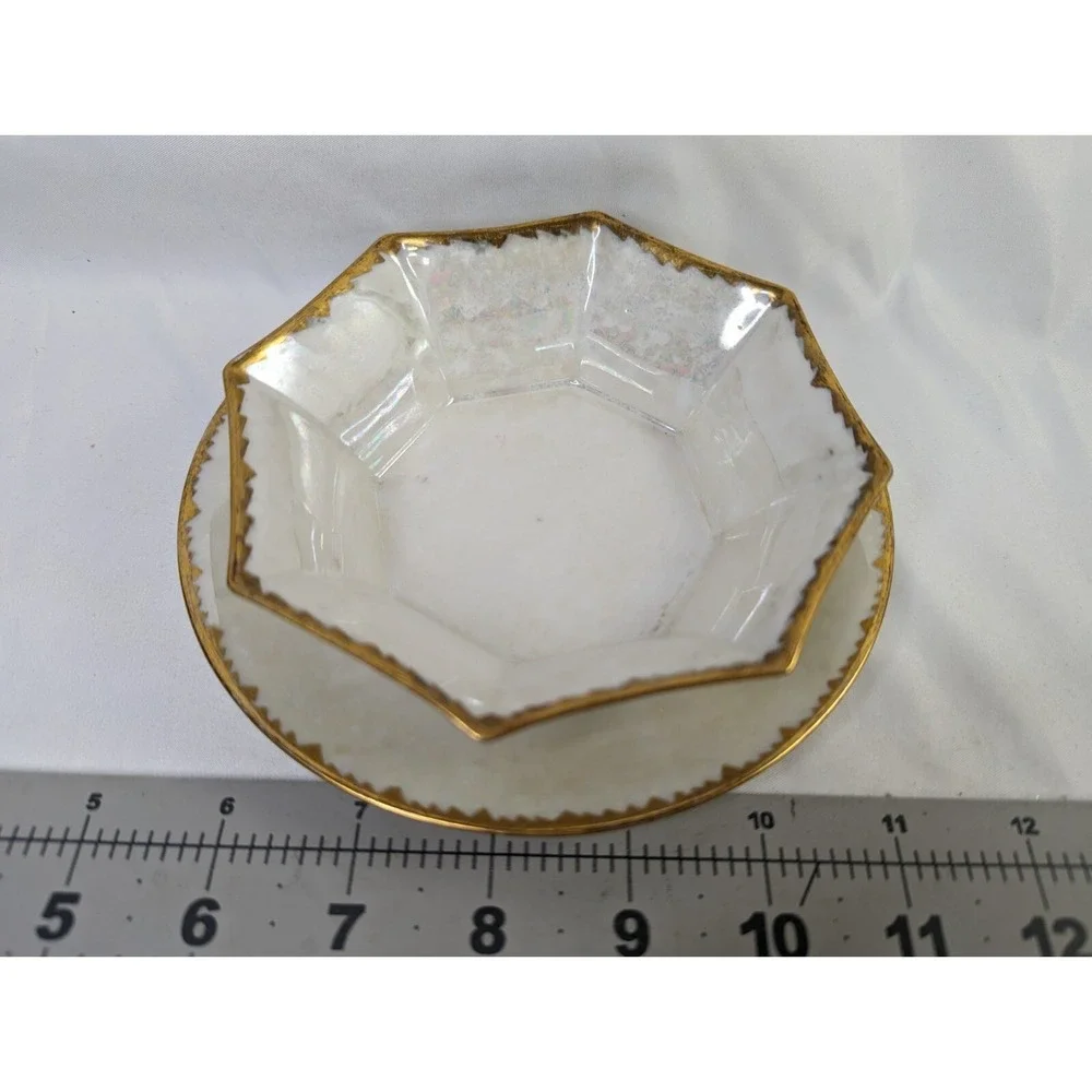 La Seynie Limoges PP France Octagonal Bowl‎ Rosenthale Plate Lot